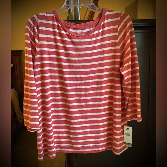 NWT MAJESTIC Filatures Linen Tee. Sz 3 - Picture 6 of 12